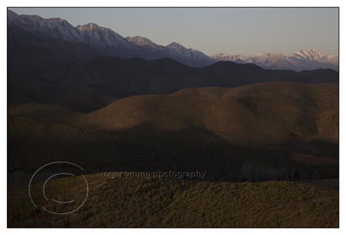 last light with snow 
