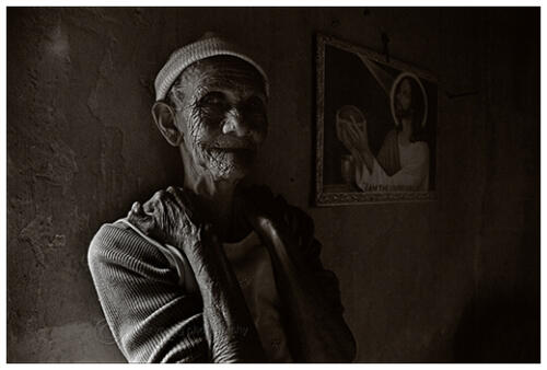 seena and her blue jesus 